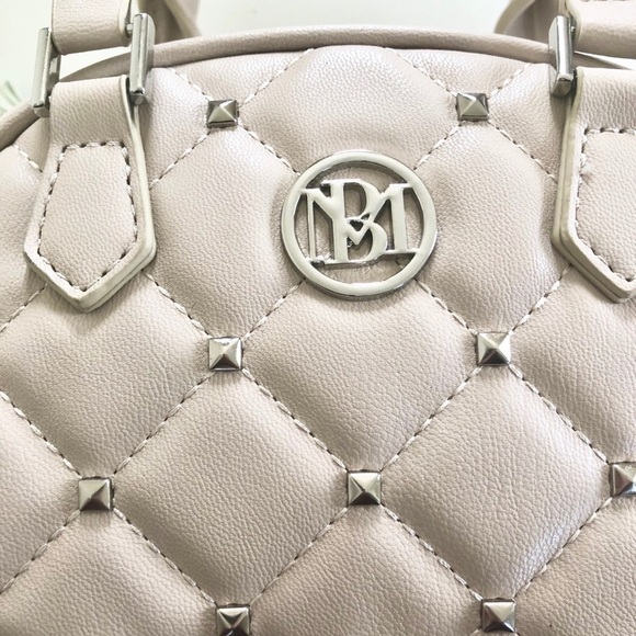 Badgley Mischka Quilted Crossbody Mini Bag with Silver-Tone Studs - Picture 11 of 16